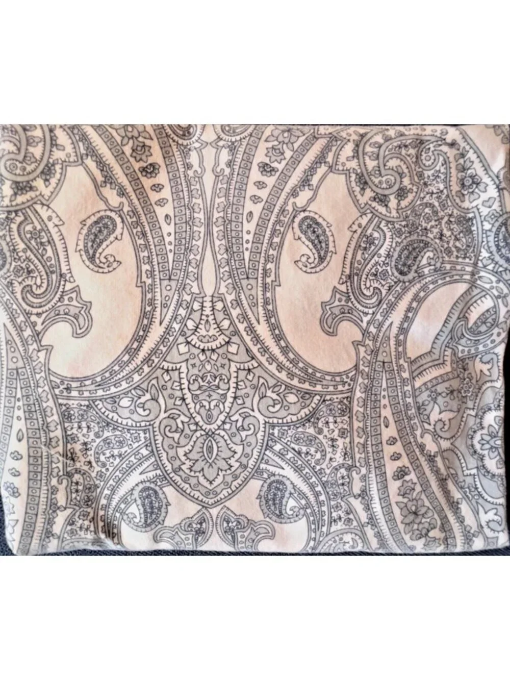 IKEA Jattevallmo TWIN Sheet Set Flat & Pillowcase Blue White Paisley 100% Cotton